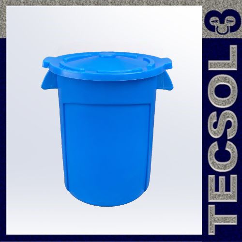 Contenedor con tapa plana capacidad 55 galones