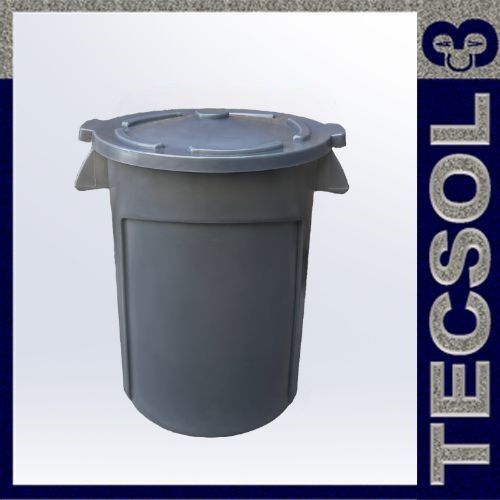 Contenedor con tapa plana capacidad 55 galones