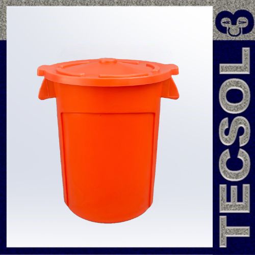 Contenedor con tapa plana capacidad 55 galones