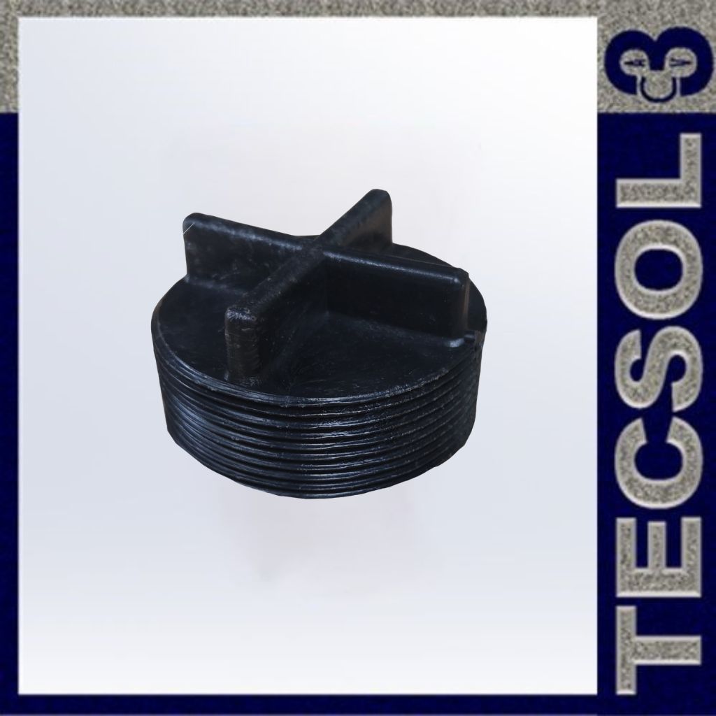 Tapón de plastico de 2"