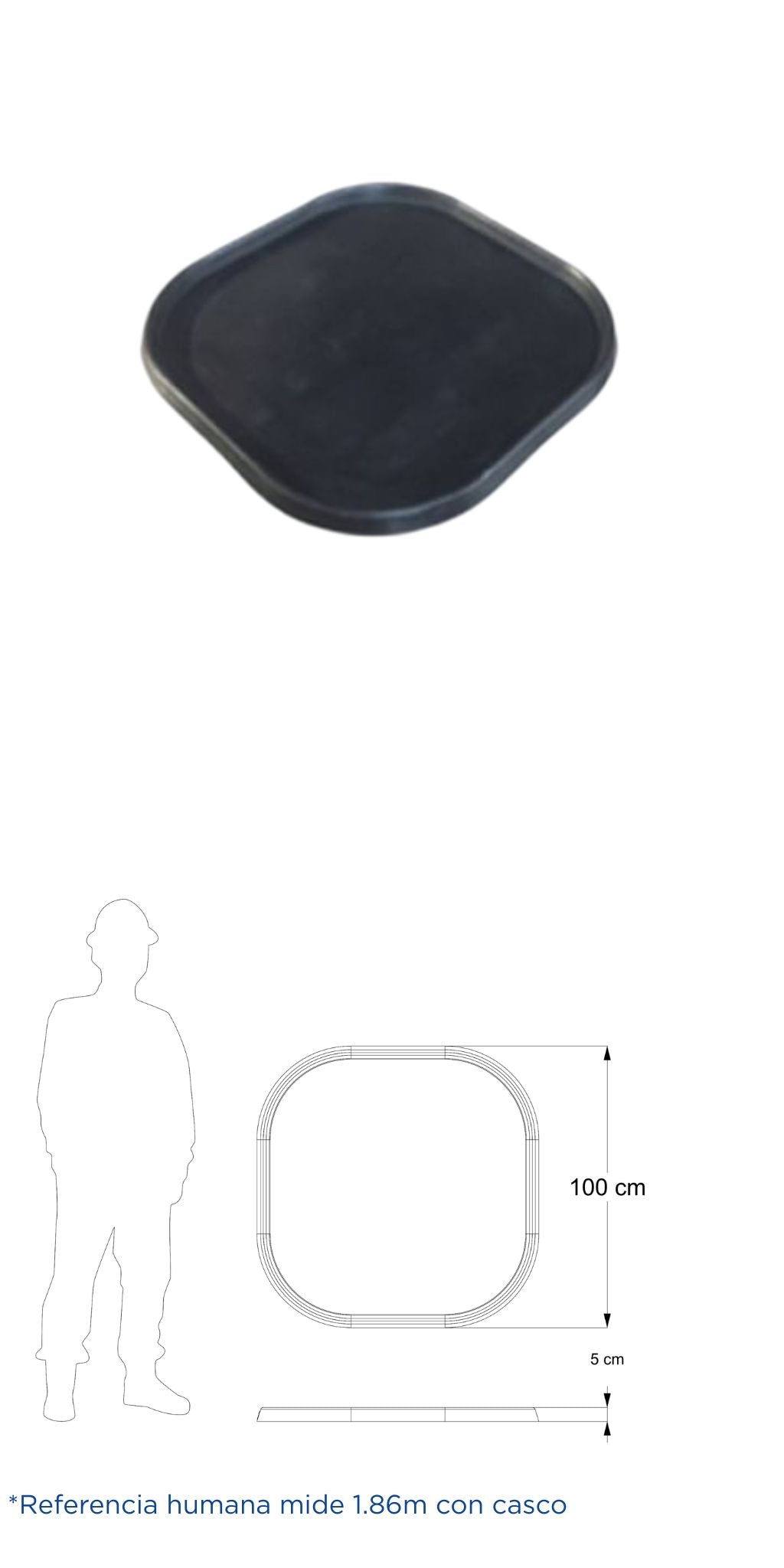 Charola para mezcla 29L