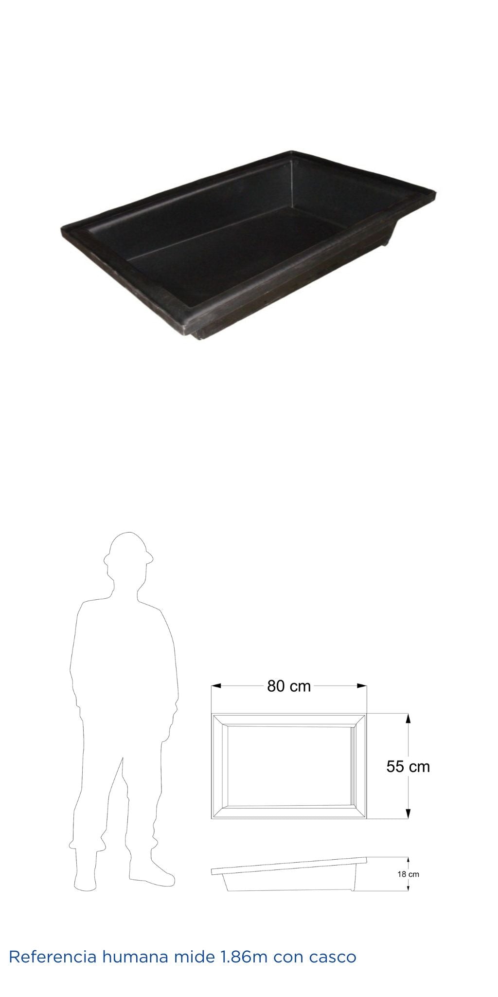 Mezclera Rectangular de 28 litros Uso Rudo