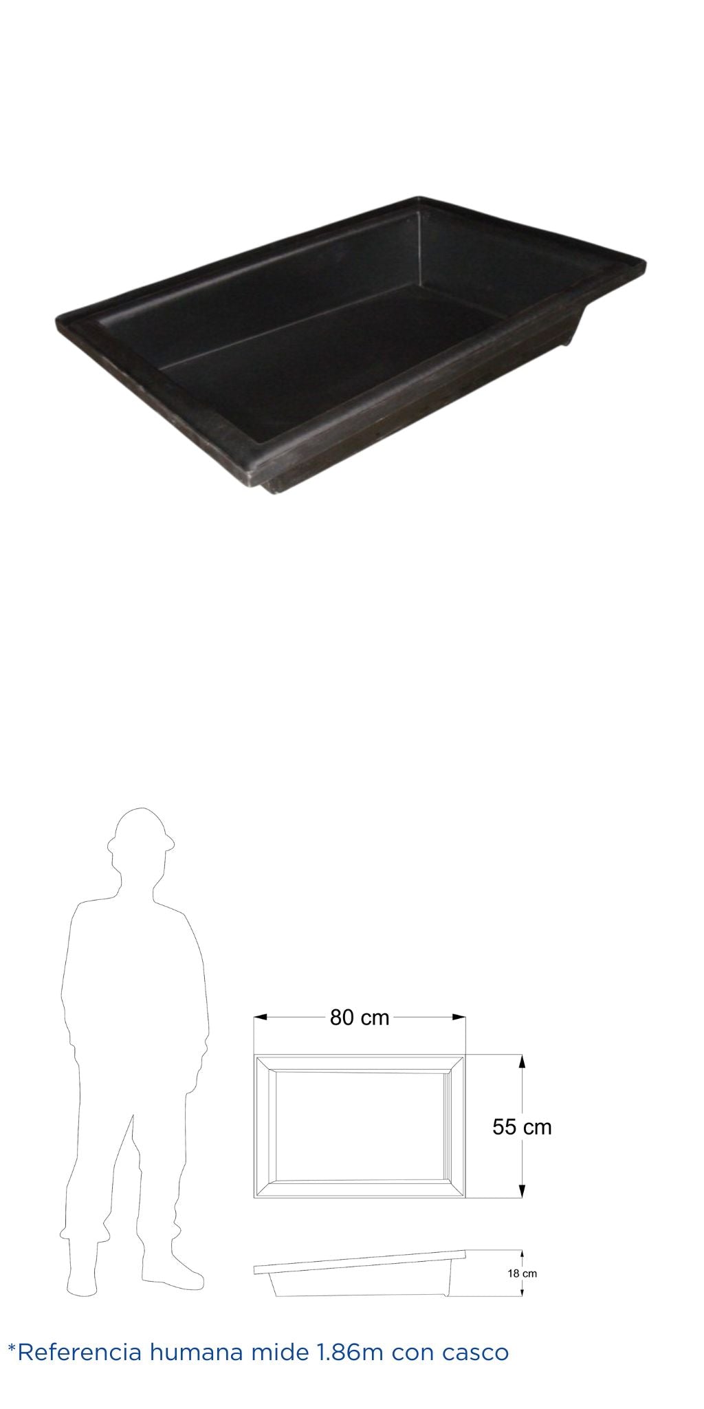 Mezclera Rectangular de 28 litros Uso Rudo