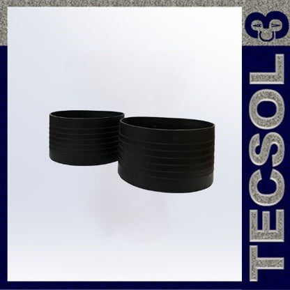 Goma de entrada para tubo de PVC de 4"