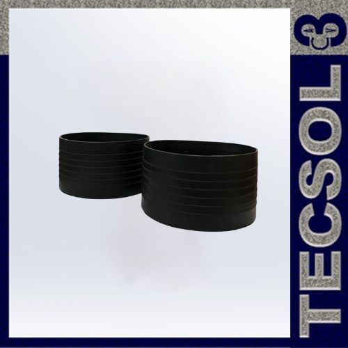 Goma de entrada para tubo de PVC de 4"