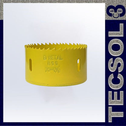 Sacabocado de 2 1/8" para tubo de PVC de 2"