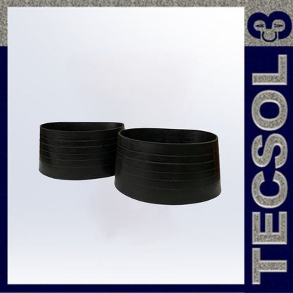 Goma para boquilla de 4" para tubo de PVC
