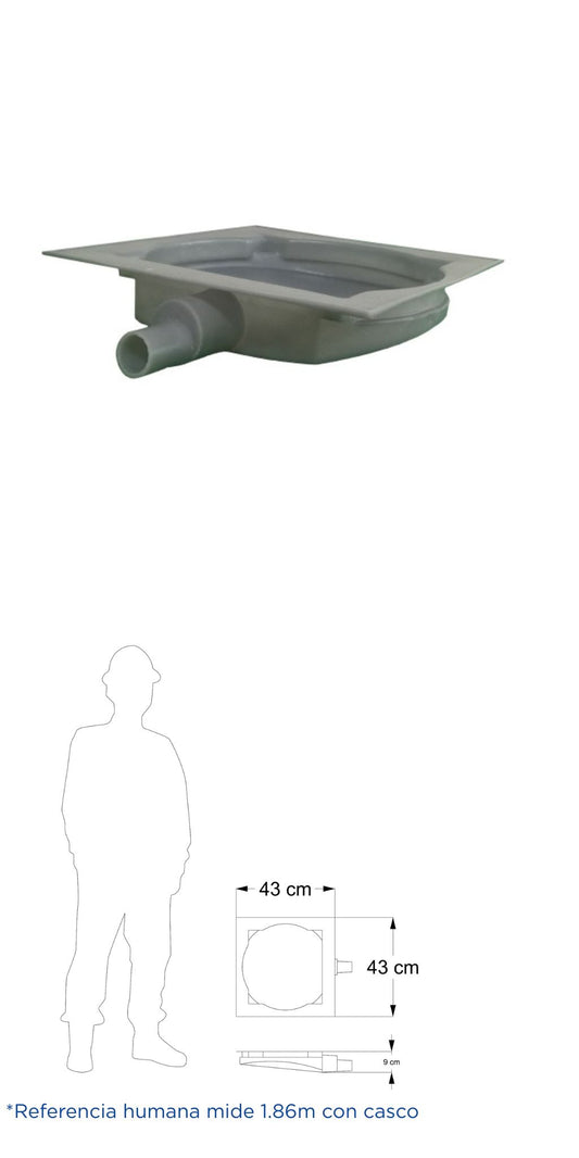 Registro Pluvial Arrastre de 11.5 cm