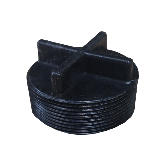 Tapón de plastico de 2"